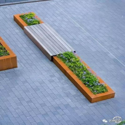 耐候鋼樹池生銹 耐候鋼板種植池銹板加工處理