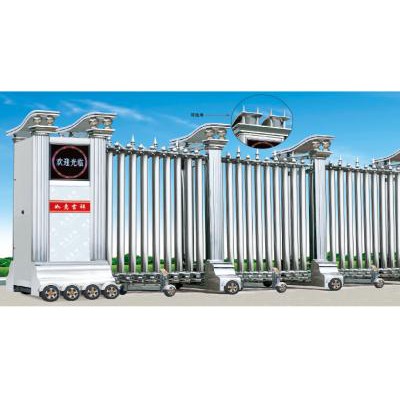 天津伸縮門 電動(dòng)伸縮門廠家快速伸縮門 車庫伸縮門 可折疊車庫門