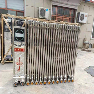 領(lǐng)航門業(yè) 天津伸縮門廠家直銷 電動伸縮門廠家安裝