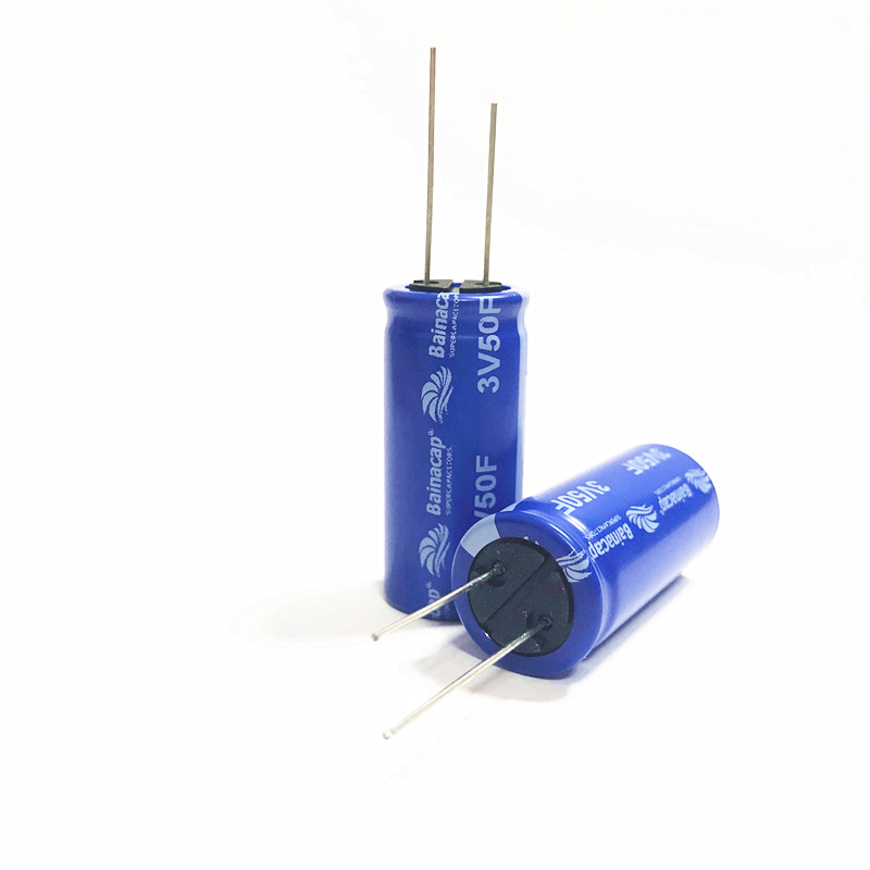 黃金超級電容器  法拉電容 3V50F 圓柱式體積18*40