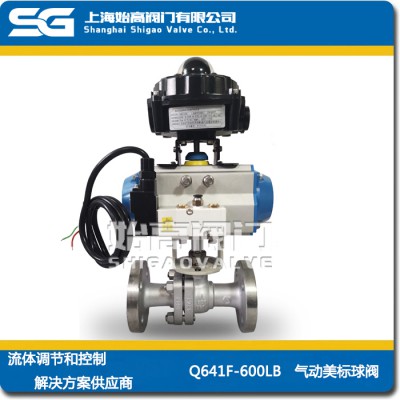 Q641F-150LB氣動美標法蘭球閥