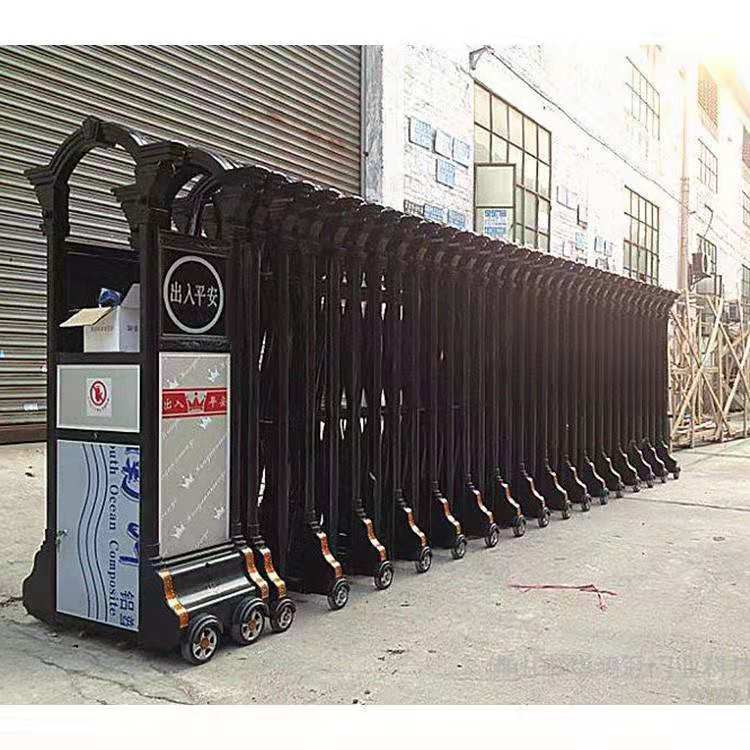 電動伸縮門 不銹鋼伸縮門 鋁合金伸縮門 伸縮門廠家供應