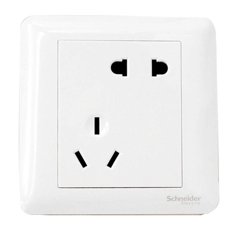 施耐德暢意系列電話、信息插座（白色）